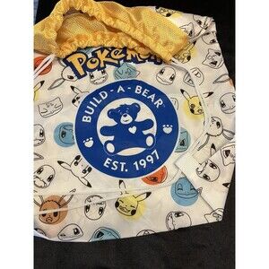BABW / Build a Bear Workshop Child Size Pokemon Draw String Backpack Bag